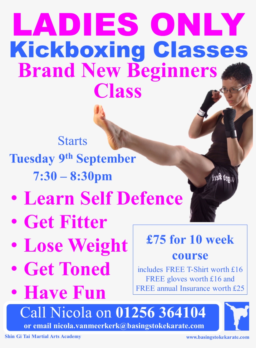Self Protection Basingstoke, Ladies Only Kickboxing, transparent png #6626235