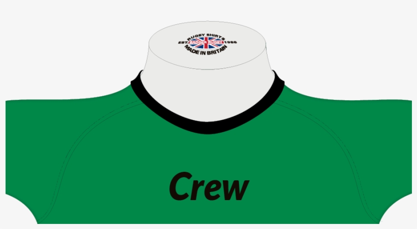 Custom, Bespoke Rugby Shirt Crew Neck Collar, transparent png #6628377