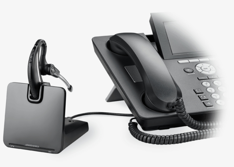 Plantronics Cs530 With Base Connected, transparent png #6628382