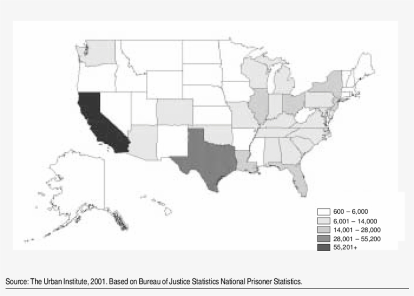 Number Of Releases From Prison, By State,, transparent png #6628951