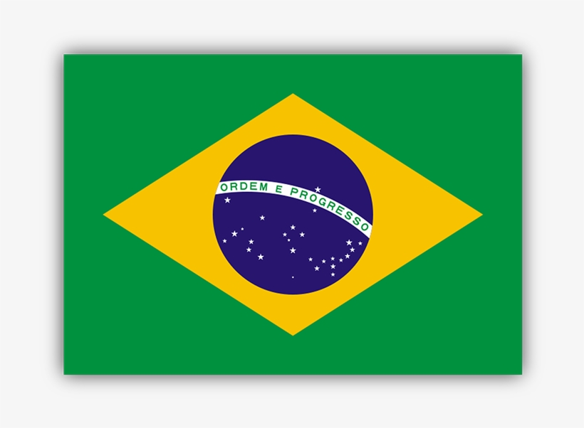 Brazil Flag Bumper Sticker, transparent png #6629023