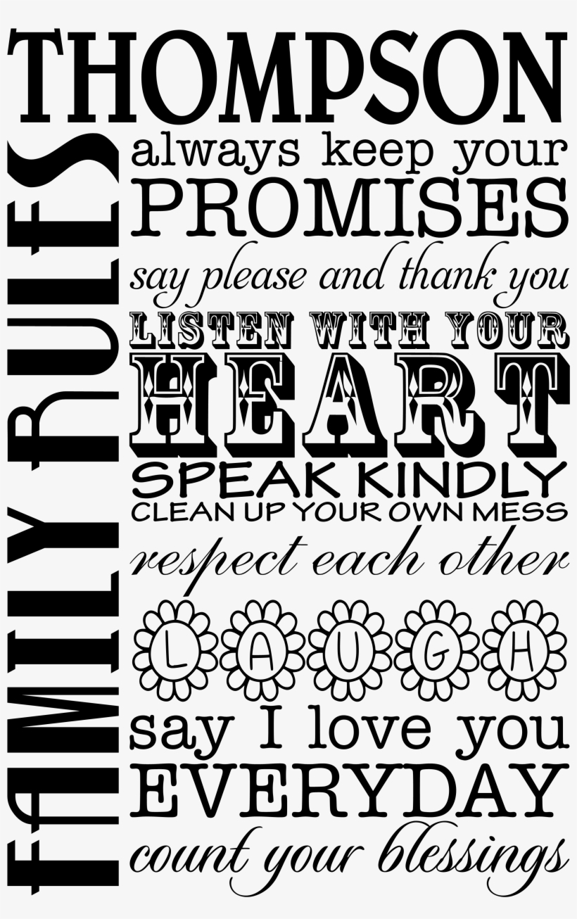 Family Rules, transparent png #6629687