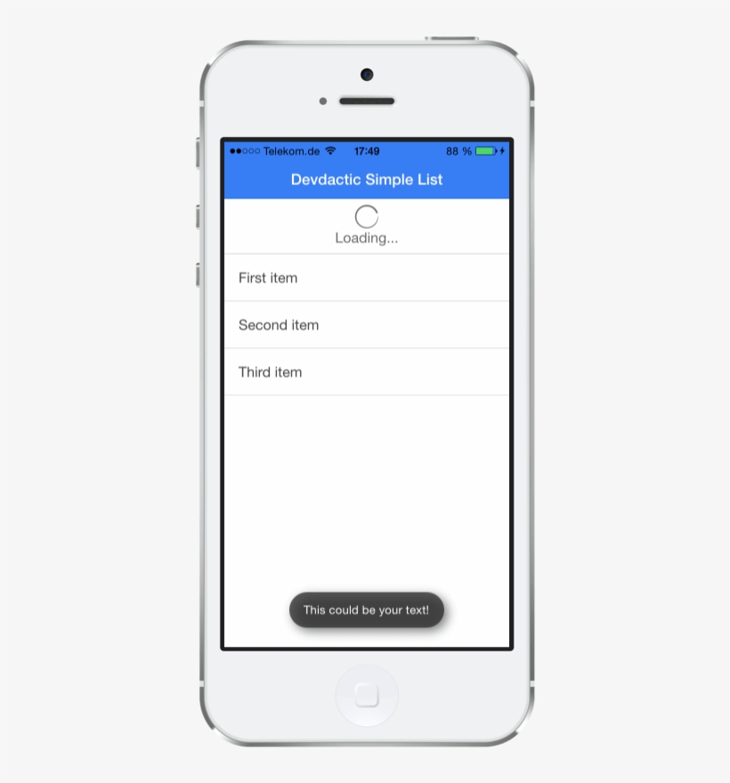 The Ionic Pull To Refresh Directive Is Extremely Easy, transparent png #6630992