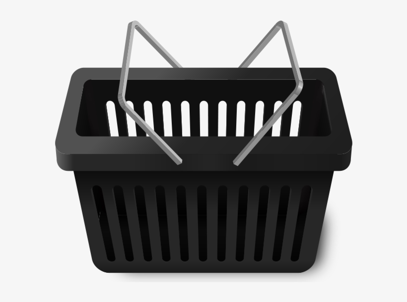 Shopping Cart Black Vector Icon, transparent png #6637871