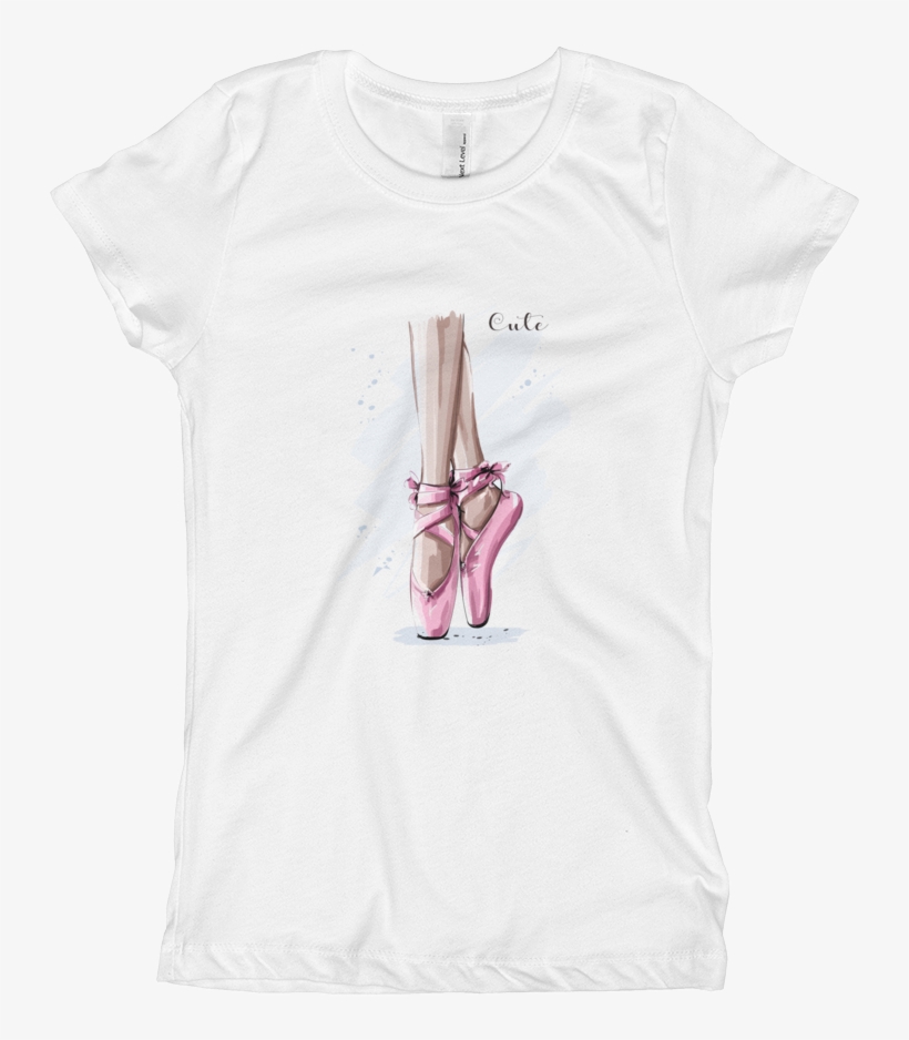 Girl's T-shirt, transparent png #6638684