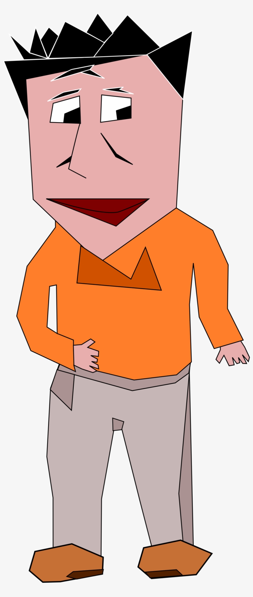 This Free Icons Png Design Of Edge Standing Man, transparent png #6640107