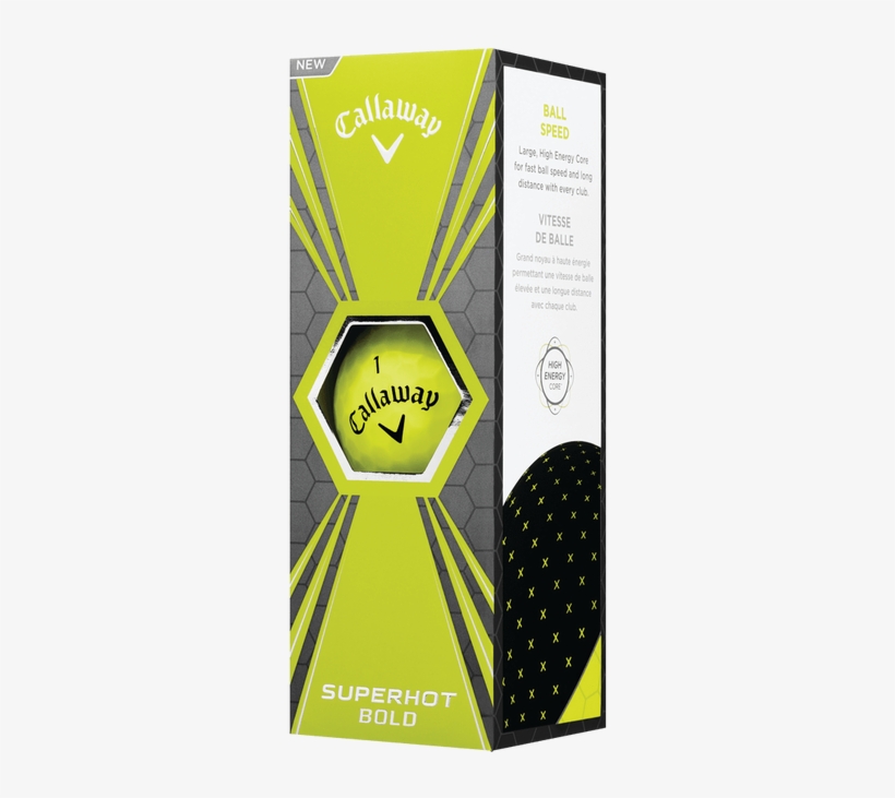 Callaway Superhot Golf Balls, transparent png #6642548