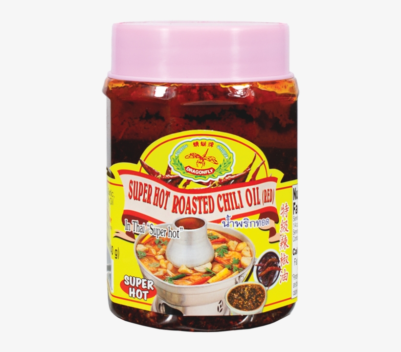 Dragonfly Super Hot Roasted Chili Oil, transparent png #6642686
