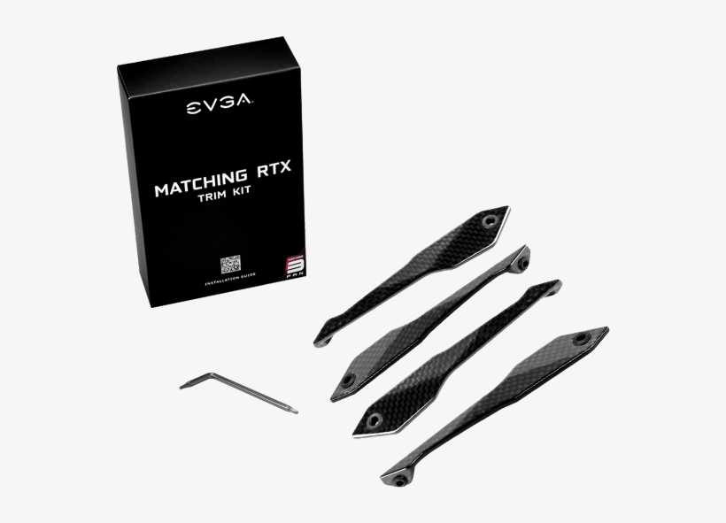 Carbon Fiber Trim Kit For Evga 20-series Ftw3 Cards, transparent png #6643826