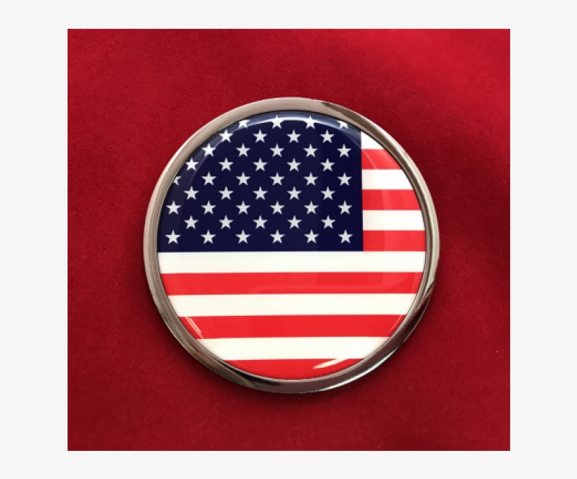 American Flag 3d Domed Emblem, transparent png #6645362