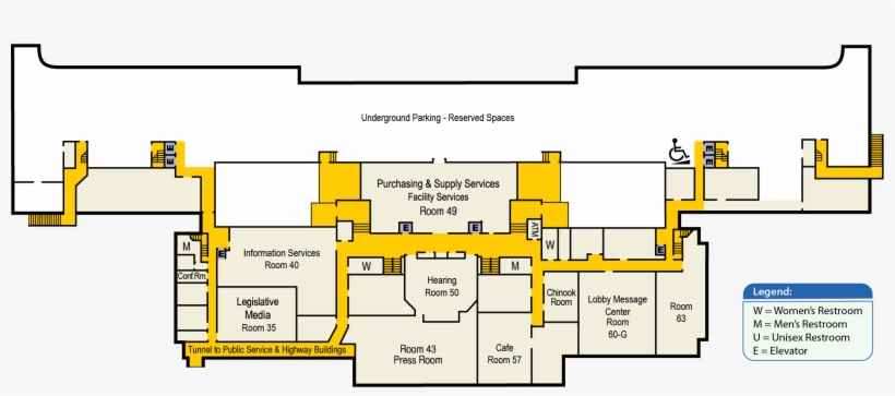 Capitol Ground Floor Plan, transparent png #6645564