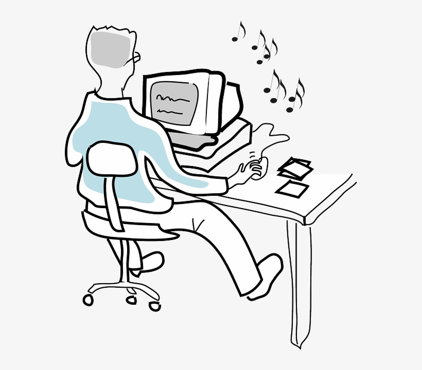 Listening To Music At Work, transparent png #6645671