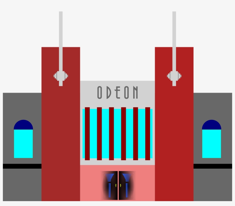 This Free Icons Png Design Of Art Deco Odeon Cinema, transparent png #6645918