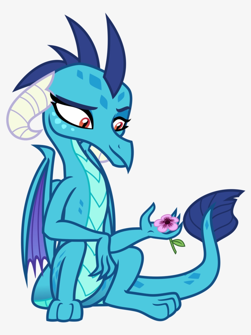 Cheezedoodle96, Dragon, Female, Flower, Princess Ember,, transparent png #6649403