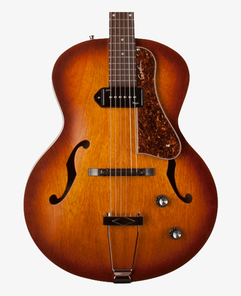 Godin 5th Avenue Kingpin Archtop Hollowbody Electric, transparent png #6649462