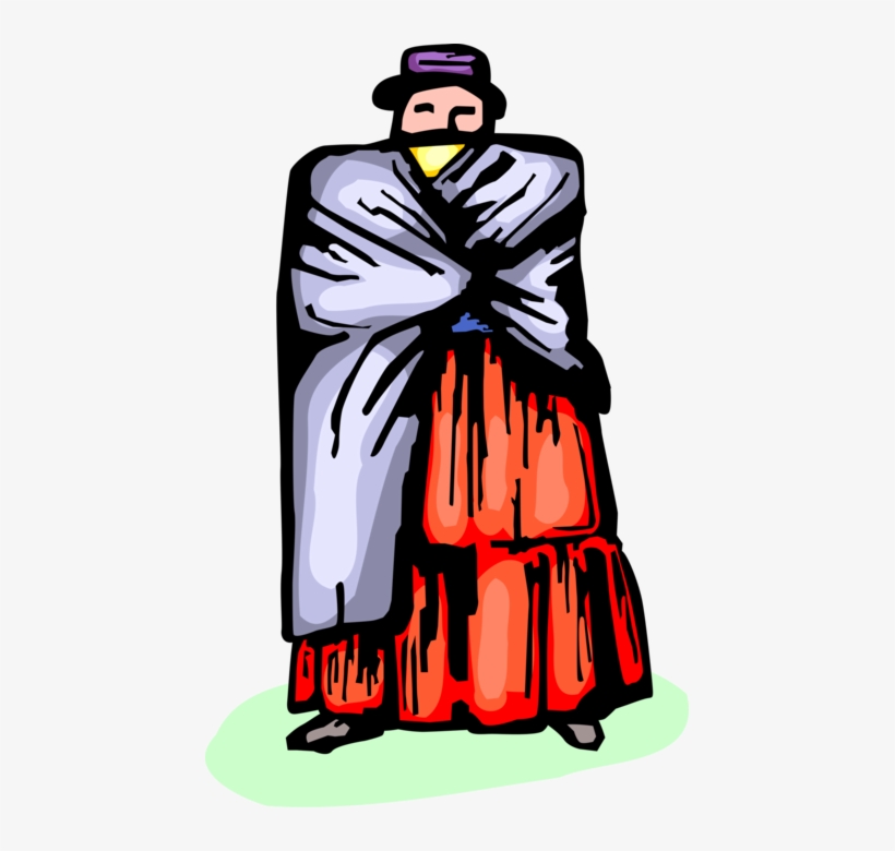 Vector Illustration Of Woman Dressed In Traditional, transparent png #6649617