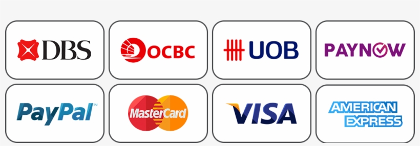 Dbs Ocbc Uob Paynow Paypal Mastercard Visa American, transparent png #6649902