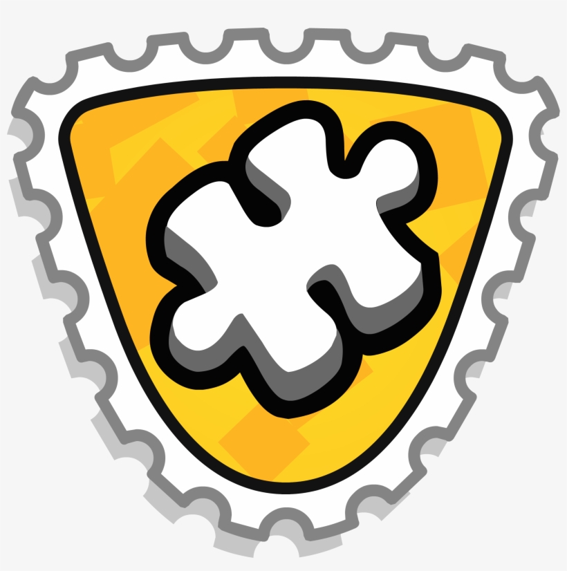 Party Puzzle Stamp, transparent png #6651497