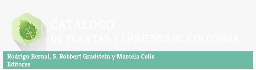 Católogo De Las Plantas Y Líquenes De Colombia, transparent png #6652055