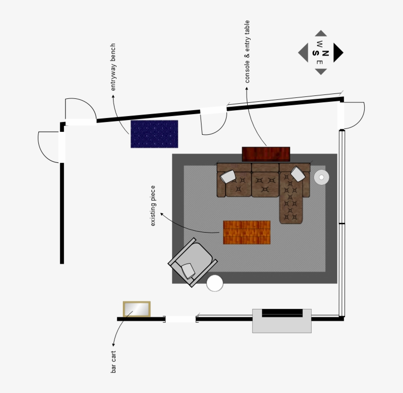 Living Room Final Floor Plan, transparent png #6652892