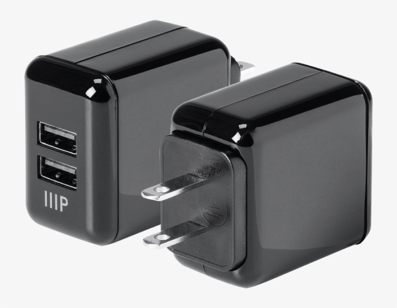 2-port Usb Wall Charger, transparent png #6653703