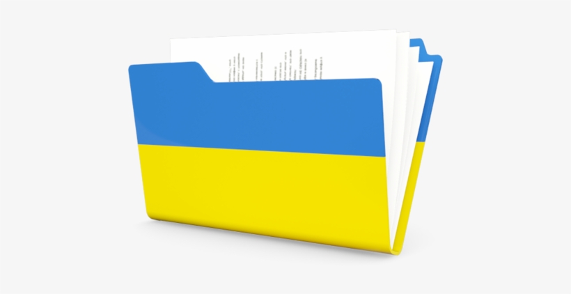 Illustration Of Flag Of Ukraine, transparent png #6654361