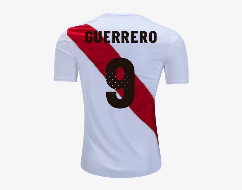 Peru 2018 Home Jersey Paolo Guerrero, transparent png #6655414