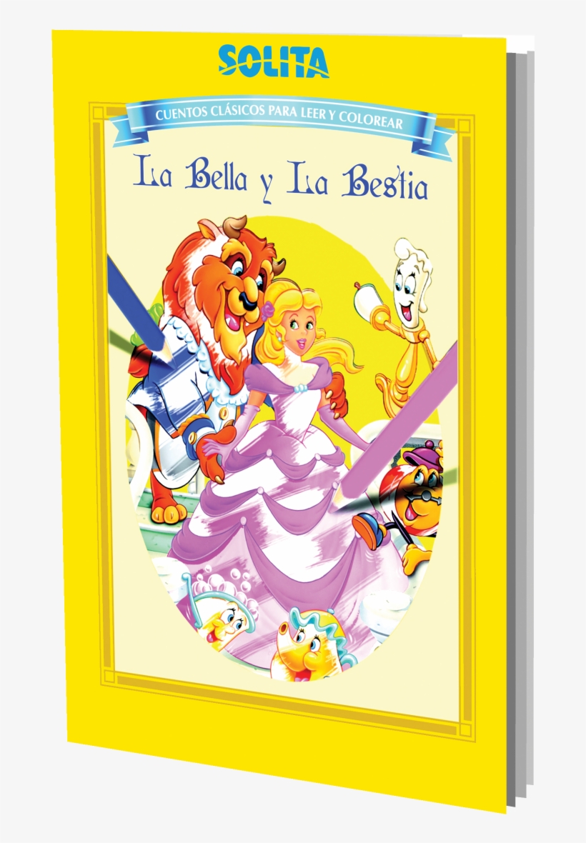 Cuento La Bella Y La Bestia Para Colorear, transparent png #6656679