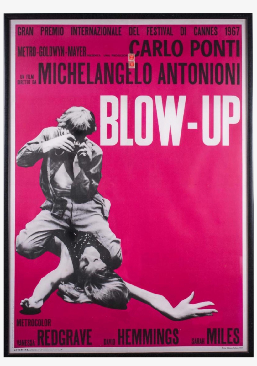 Blow Up Film Promotional Print, Signed, transparent png #6657445