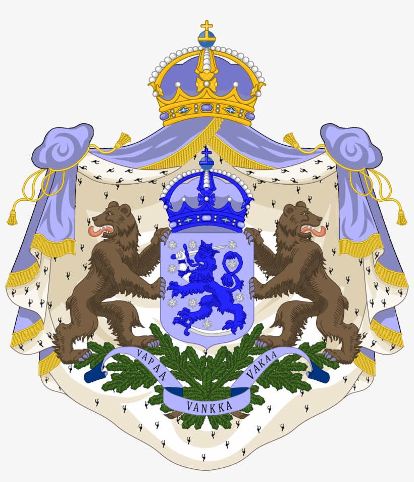 Greater Coat Of Arms Of The Empire Of Finland By Eric4e, transparent png #6658006
