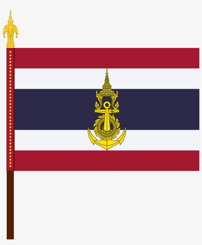 Royal Thai Navy Unit Colour, transparent png #6660313