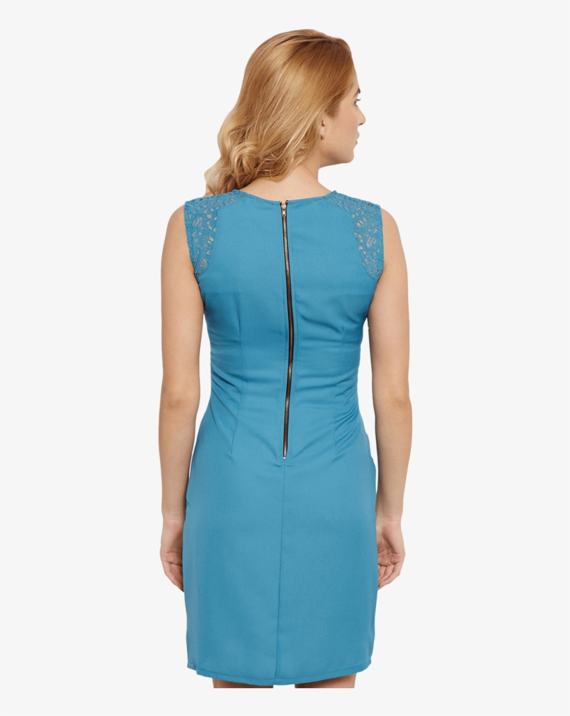 Womens Lace Overlay Dress, transparent png #6661611