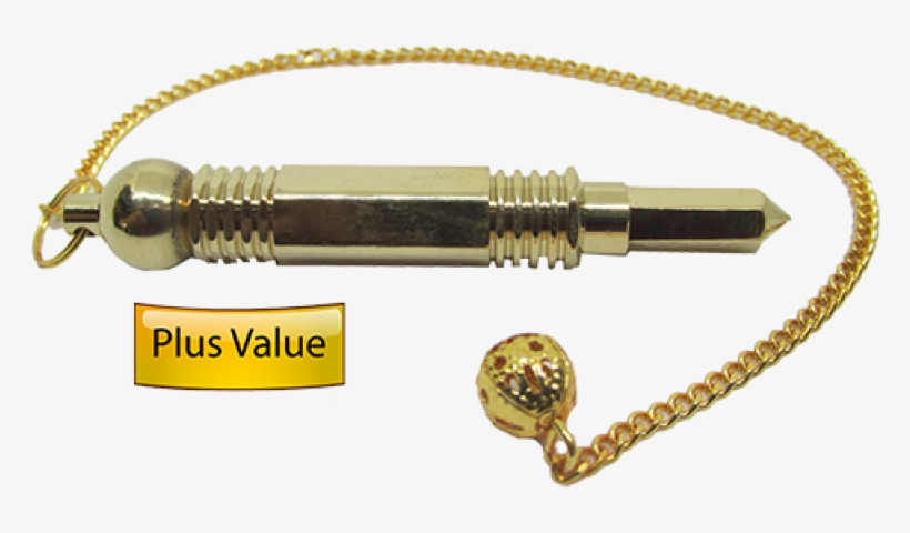 Pencil Brass Brass Pendulum With Free Dowsing Charts, transparent png #6663132