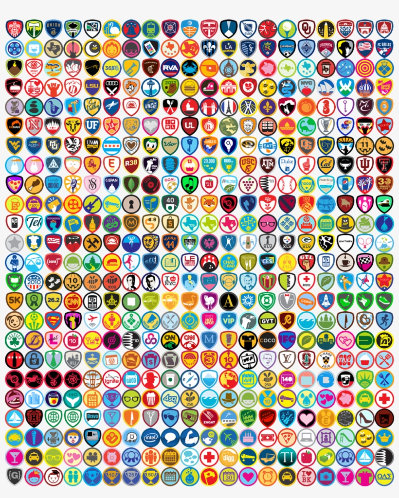 Foursquare Badges Per Als Que Som Apassionats De La, transparent png #6667004