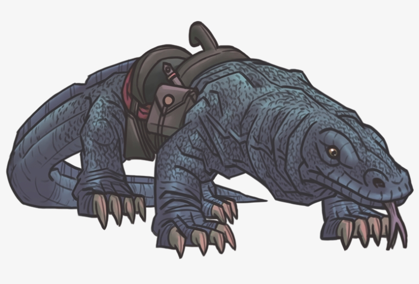 242946-crosshead Ridinglizardkomododragon, transparent png #6669825