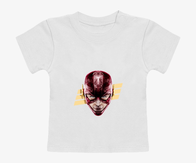 T-shirt Bébé Manches Courtes The Flash Manches Courtes, transparent png #6670034