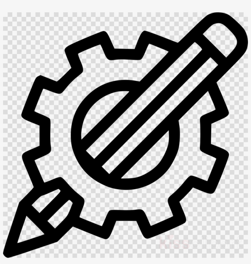 Pencil And Gear Icon Clipart Computer Icons Gear, transparent png #6672388