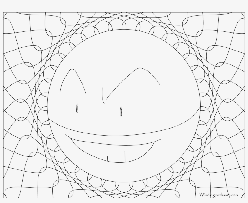 #101 Electrode Pokemon Coloring Page, transparent png #6672389