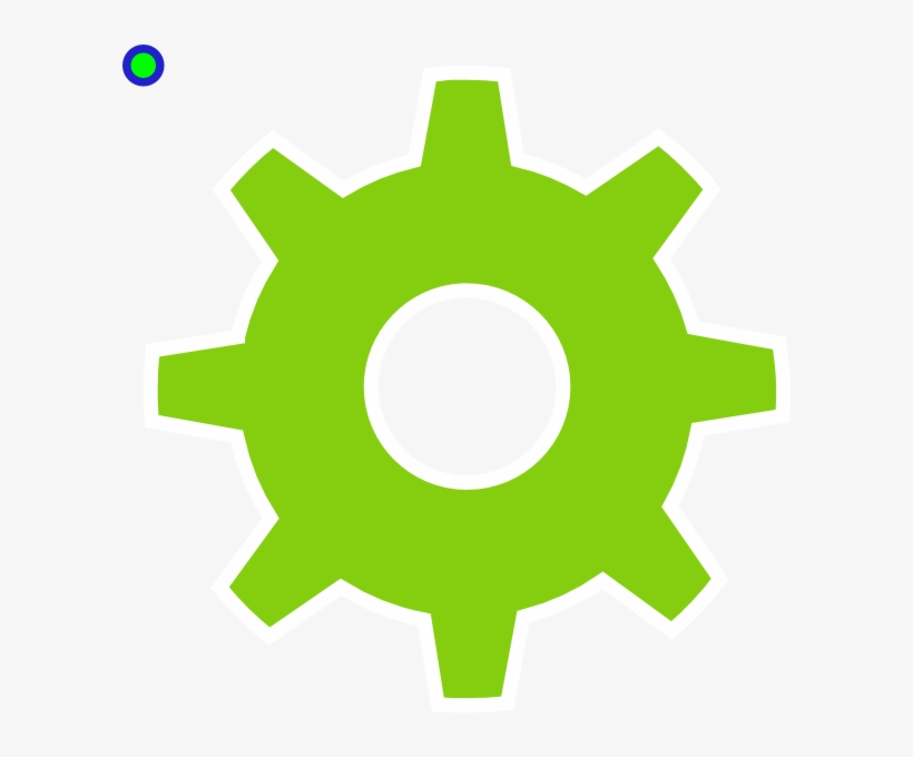 Gears Clipart Green, transparent png #6672441