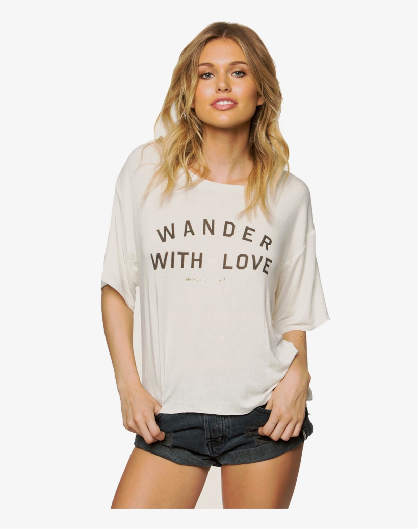 Spiritual Gangster Women's Wander With Love Top Stardust, transparent png #6674276