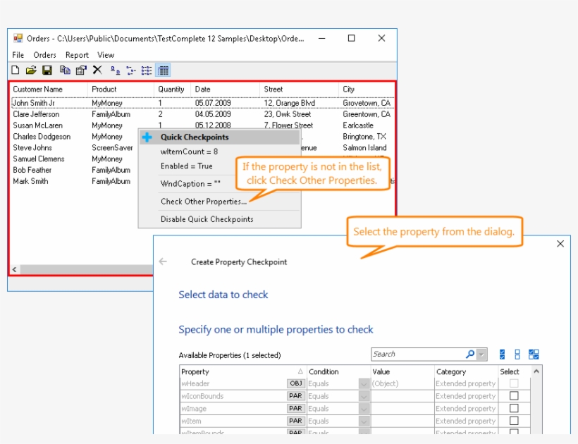Selecting Other Properties To Check, transparent png #6675240