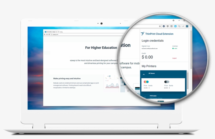 Printing Securely Integrated Into Any Environment Ezeep, transparent png #6676830