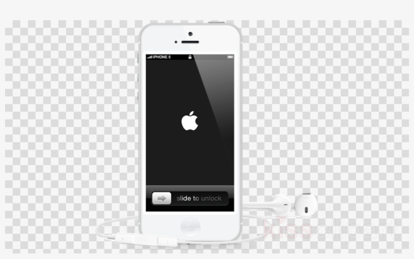 Iphone With Headphones Transparent Clipart Iphone 5, transparent png #6677653