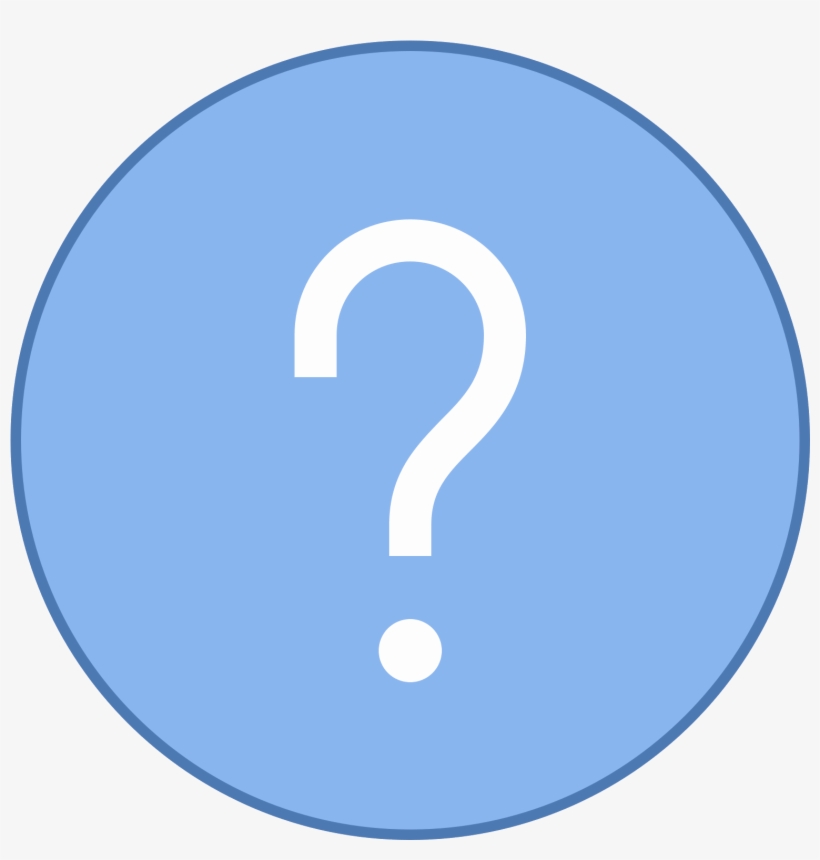 It Is Circle With A Question Mark In The Middle, transparent png #6677800