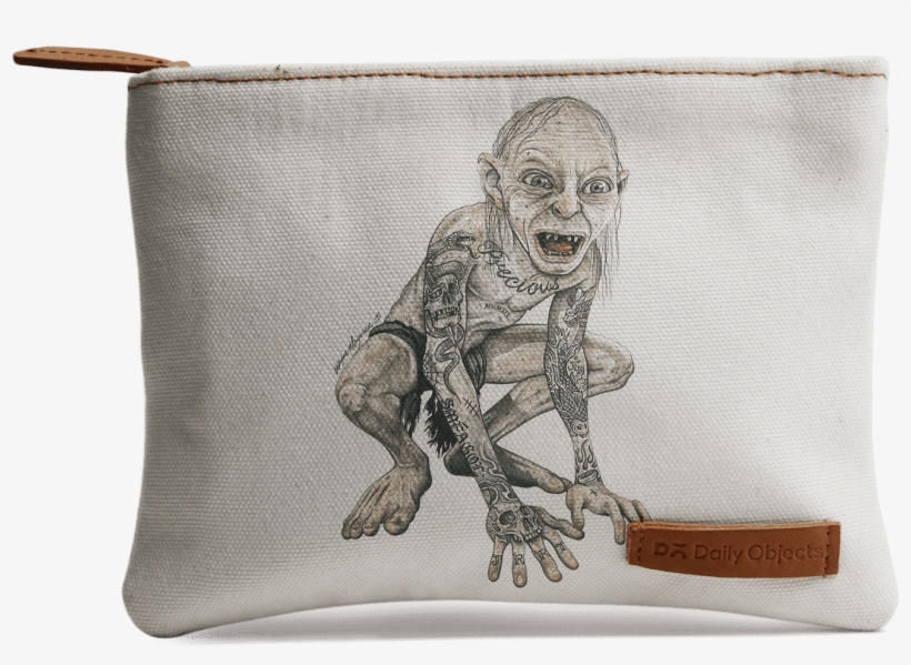 Dailyobjects Gollum Inked Jumbo Stash Pouch Buy Online, transparent png #6681637