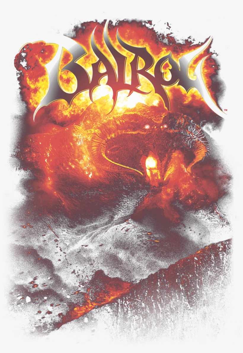Lord Of The Rings Balrog Men's Tall Fit T-shirt, transparent png #6681884