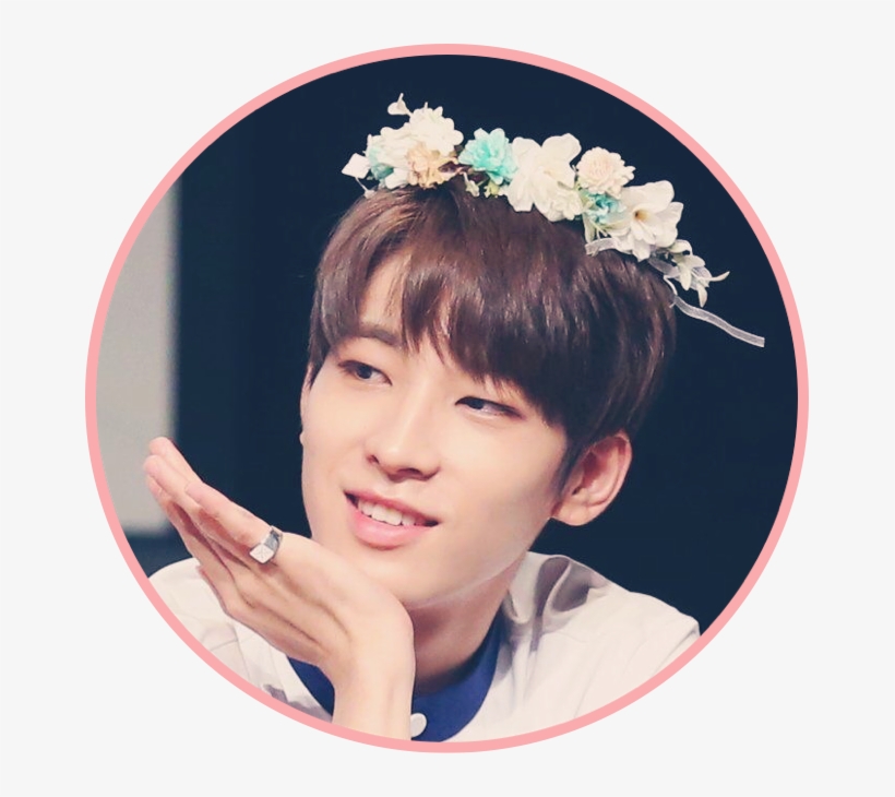 Wonwoo Svt Svtwonwoo Seventeen Flowercrown Freetoedit, transparent png #6683250