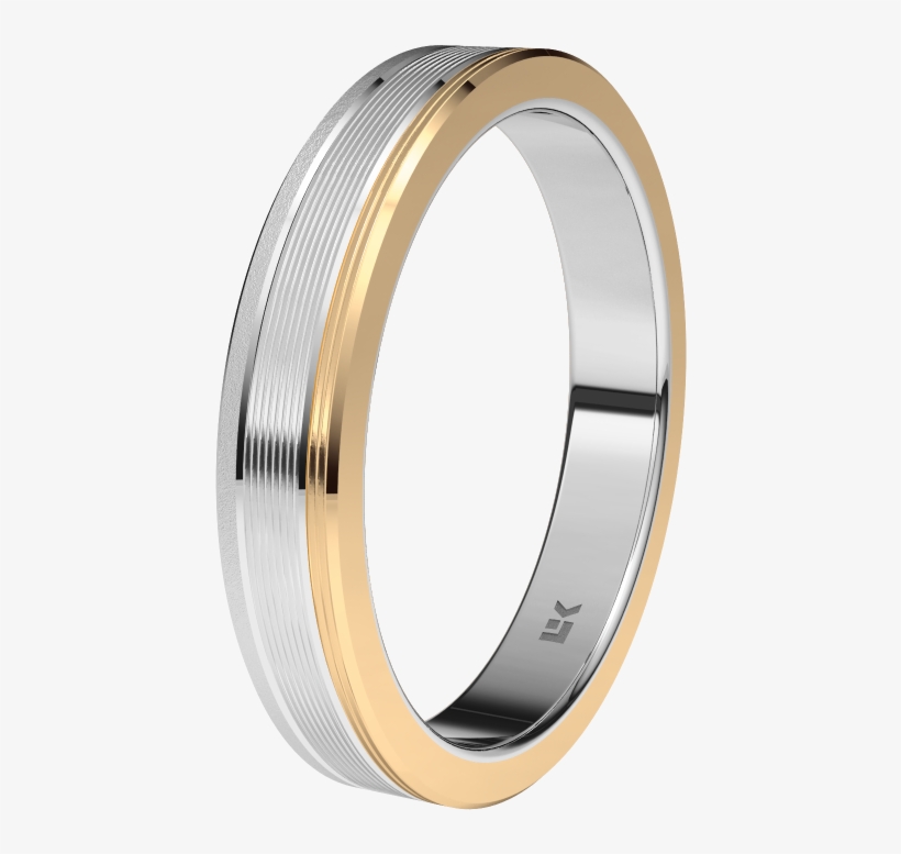 Alianza Bicolor De Oro De 9k, transparent png #6683557