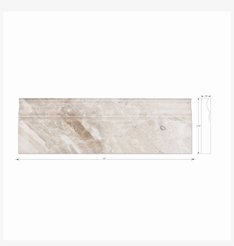 Queen Beige Polished Marble Skirting Floor Tile, transparent png #6684532