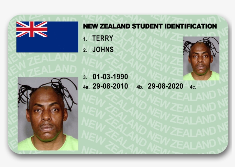 New Zealand Novelty Id Card, transparent png #6685248